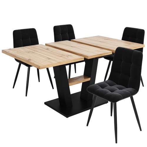 Extendable dining table - dining,