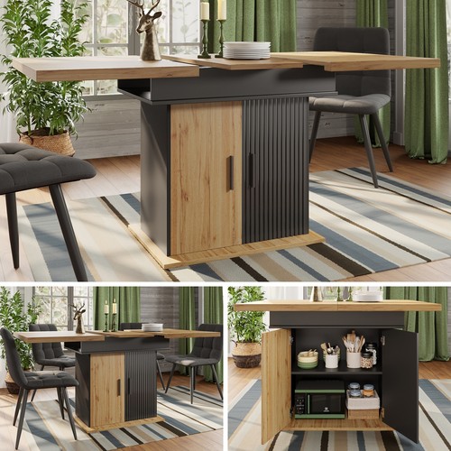 Extendable dining table - extendable,
