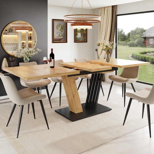Extendable dining table - extendable,