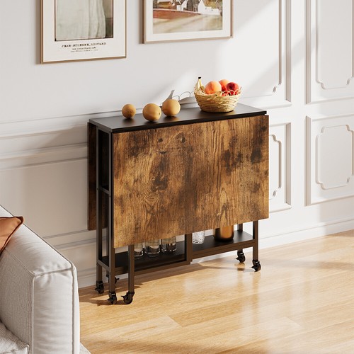 Rustic brown drop leaf - brown,