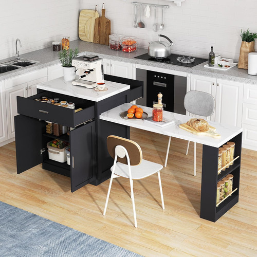 Kitchen island dining table - kitchen,