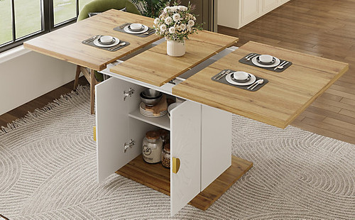 Extendable dining table - extendable,