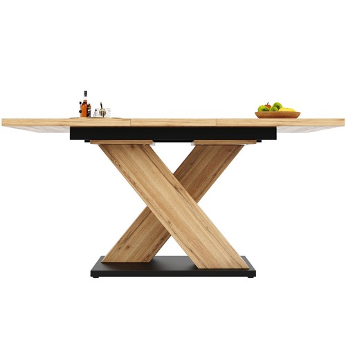 Wooden extendable dining table - wooden,