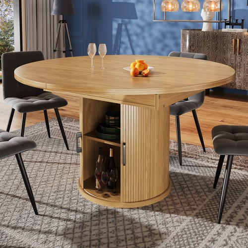 Extendable dining table - extendable, &