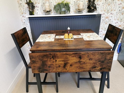 Rustic brown dining table - rustic,