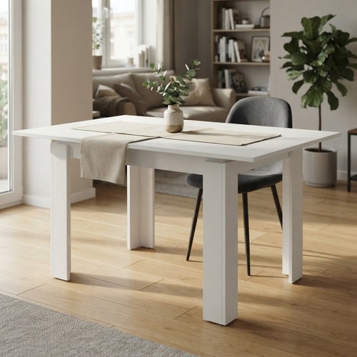 Family extendable dining table - dining,