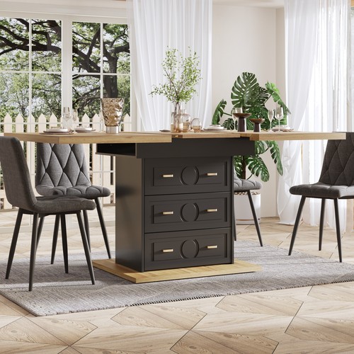 Extendable dining table - extendable,