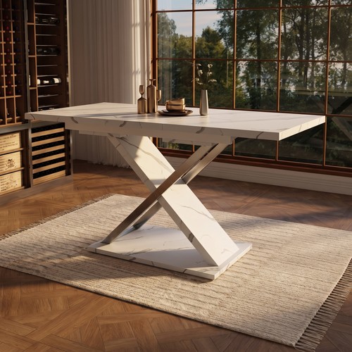 Extendable dining table - dining,