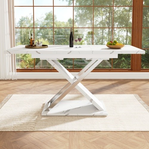 Extendable dining table - dining,