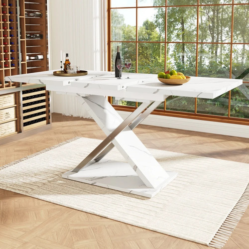Extendable dining table - extendable,