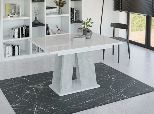 Extendable dining table - table, 120