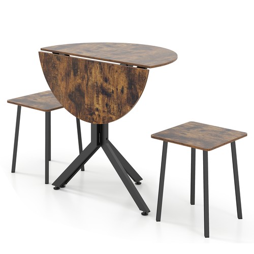 Extendable round dining table - dining,