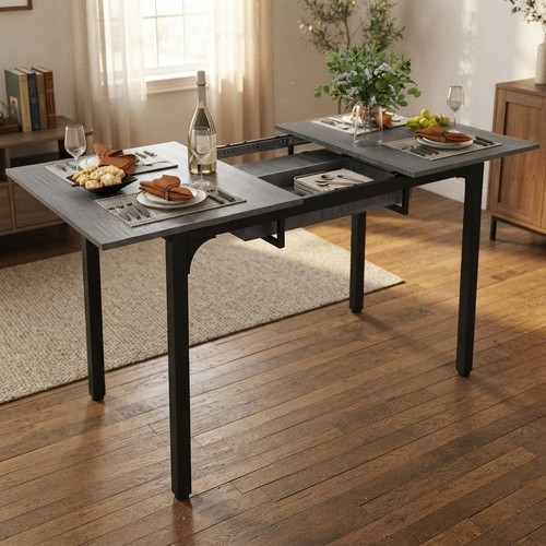 Extendable grey dining - grey,