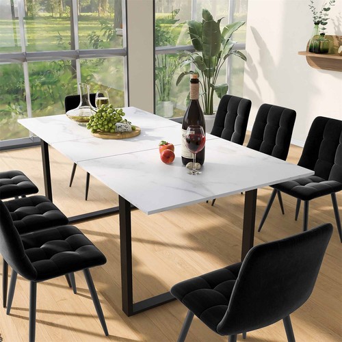 Modern extendable dining - extendable,